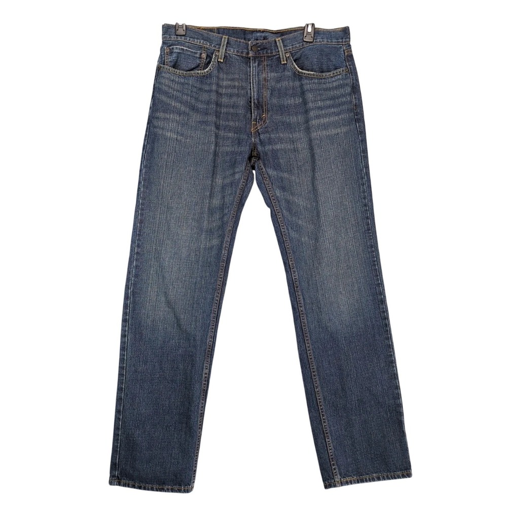 Levi's 559 Relaxed Straight Jeans Mens 36x34 Dark Wash Denim Workwear Western